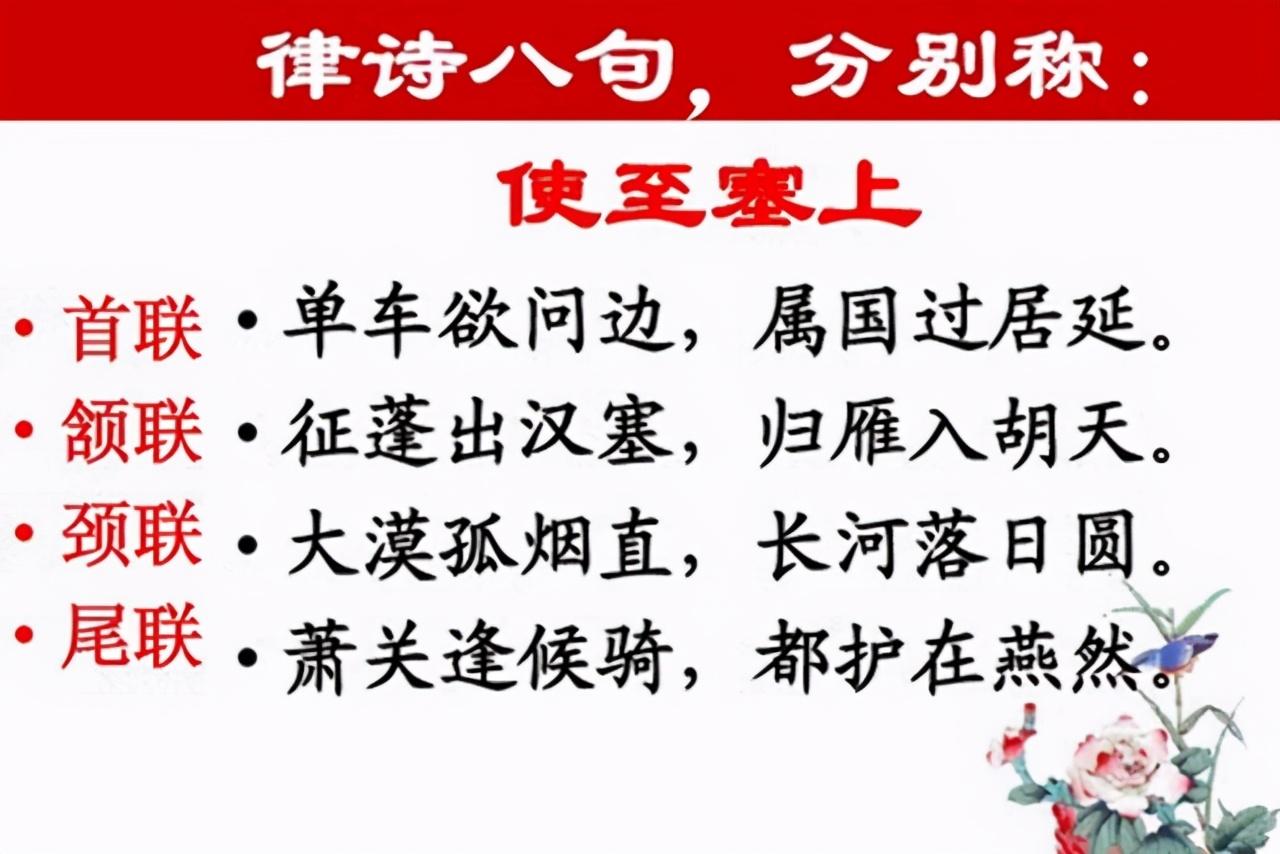 诗词知识，分享颔联和颈联是什么，分别有什么意思